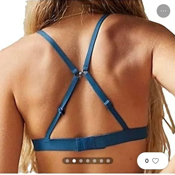 🤩New with tags Free people OH Scuba Midnight cowboy bralette size small - Picture 2 of 13
